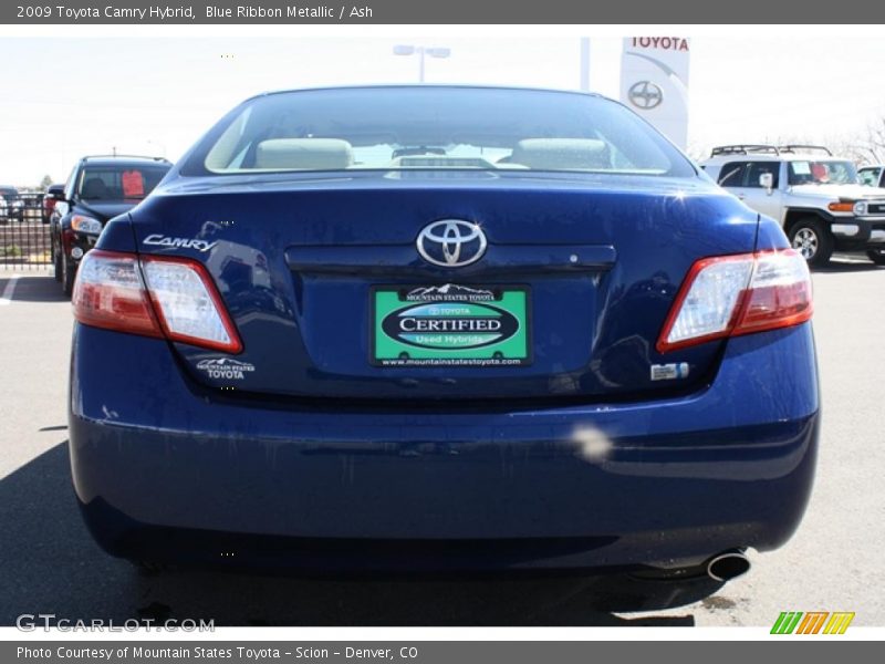Blue Ribbon Metallic / Ash 2009 Toyota Camry Hybrid