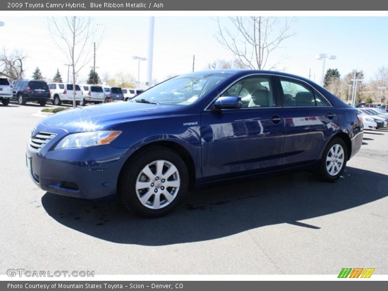 Blue Ribbon Metallic / Ash 2009 Toyota Camry Hybrid