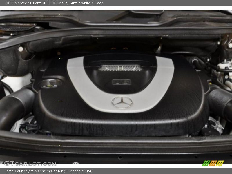 Arctic White / Black 2010 Mercedes-Benz ML 350 4Matic
