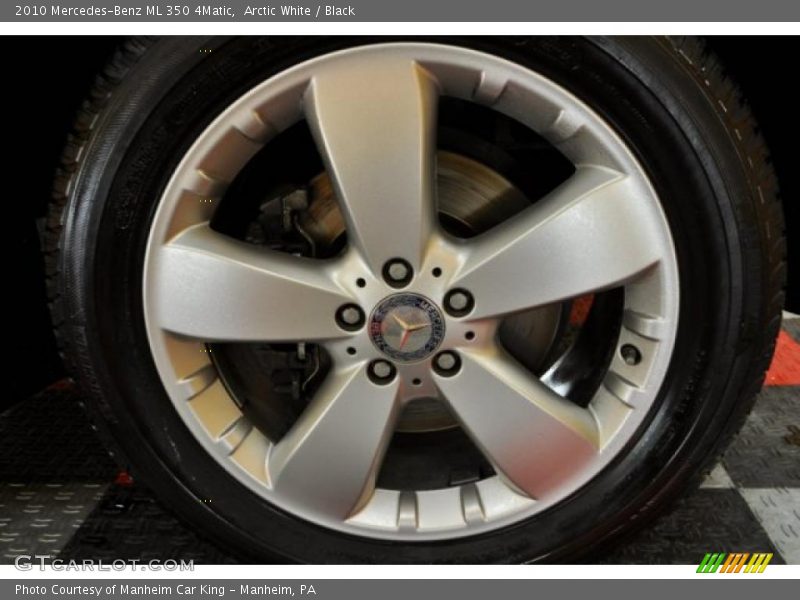Arctic White / Black 2010 Mercedes-Benz ML 350 4Matic