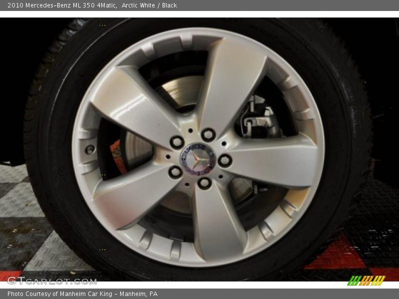 Arctic White / Black 2010 Mercedes-Benz ML 350 4Matic
