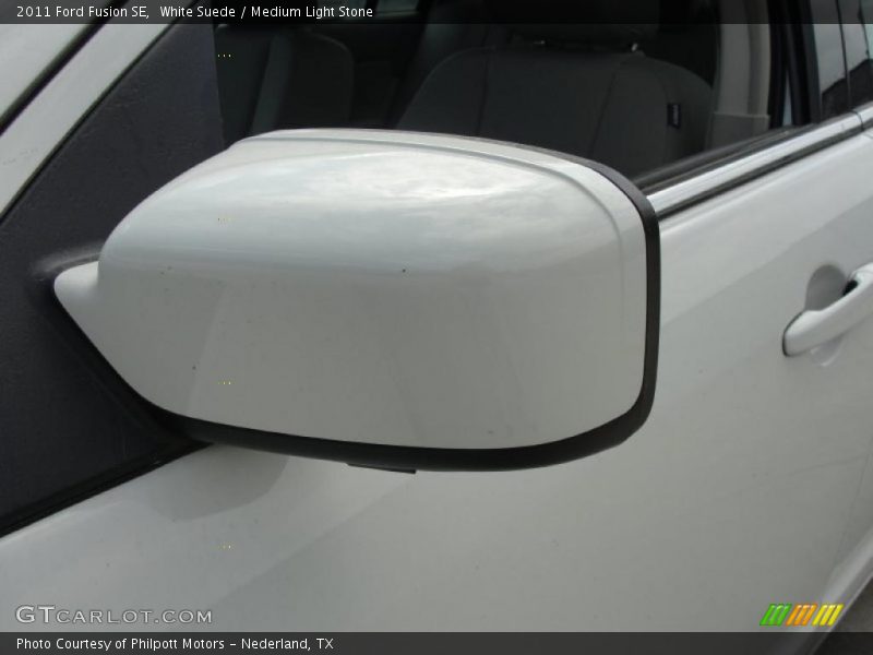White Suede / Medium Light Stone 2011 Ford Fusion SE