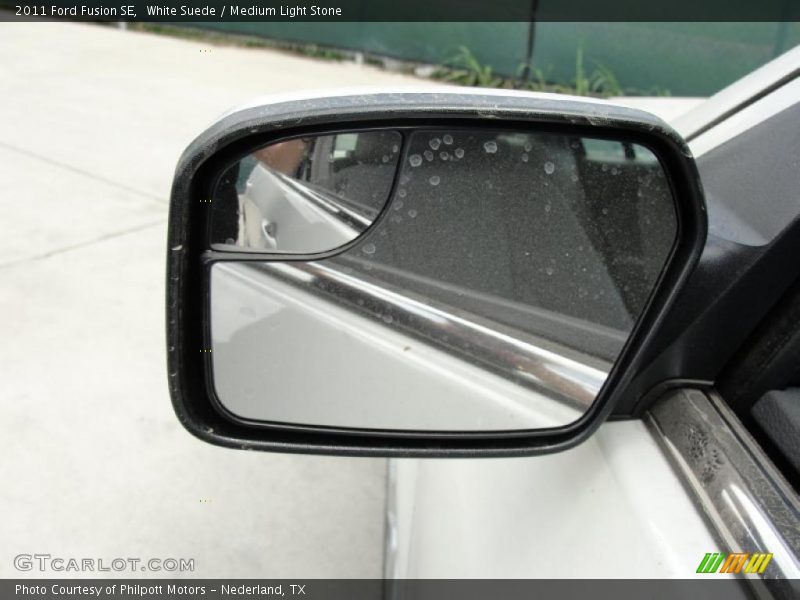 White Suede / Medium Light Stone 2011 Ford Fusion SE