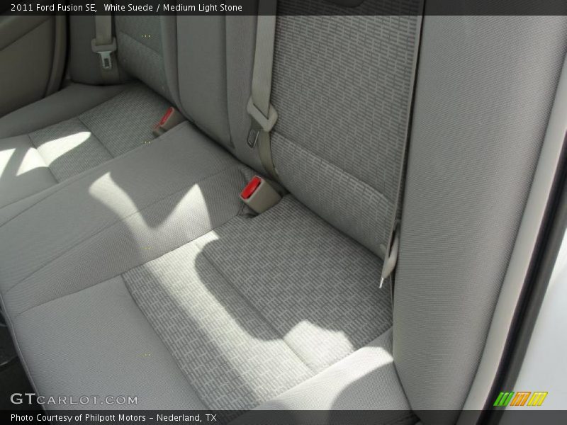 White Suede / Medium Light Stone 2011 Ford Fusion SE