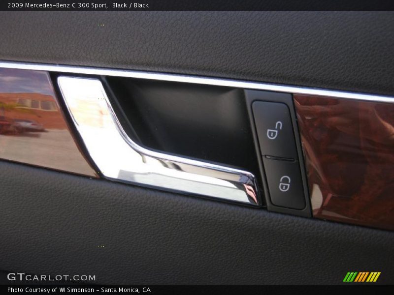Black / Black 2009 Mercedes-Benz C 300 Sport