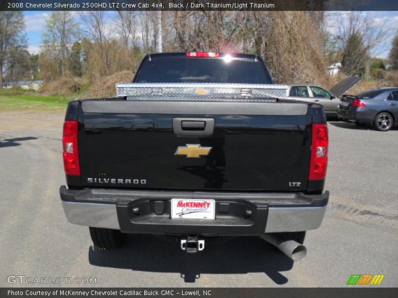 Black / Dark Titanium/Light Titanium 2008 Chevrolet Silverado 2500HD LTZ Crew Cab 4x4