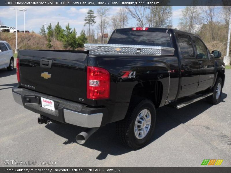 Black / Dark Titanium/Light Titanium 2008 Chevrolet Silverado 2500HD LTZ Crew Cab 4x4