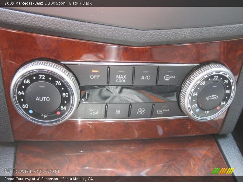 Black / Black 2009 Mercedes-Benz C 300 Sport