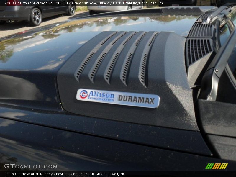 Black / Dark Titanium/Light Titanium 2008 Chevrolet Silverado 2500HD LTZ Crew Cab 4x4