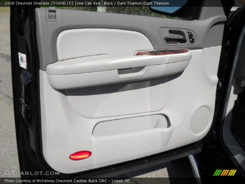 Black / Dark Titanium/Light Titanium 2008 Chevrolet Silverado 2500HD LTZ Crew Cab 4x4