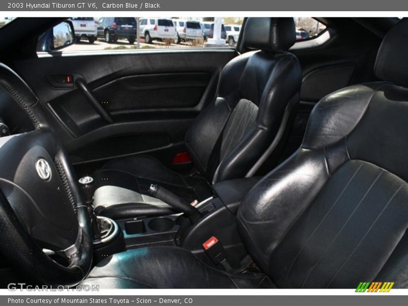  2003 Tiburon GT V6 Black Interior