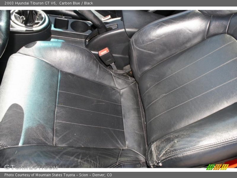 Carbon Blue / Black 2003 Hyundai Tiburon GT V6