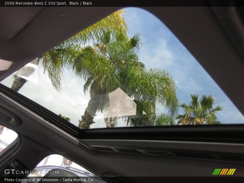 Black / Black 2009 Mercedes-Benz C 300 Sport