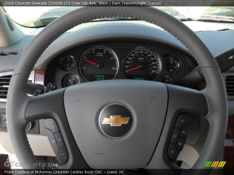 Black / Dark Titanium/Light Titanium 2008 Chevrolet Silverado 2500HD LTZ Crew Cab 4x4