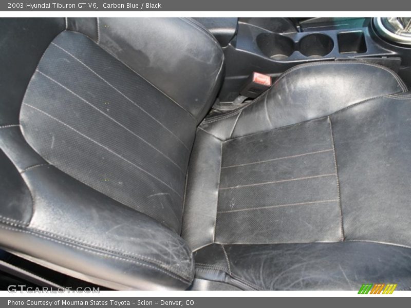 Carbon Blue / Black 2003 Hyundai Tiburon GT V6
