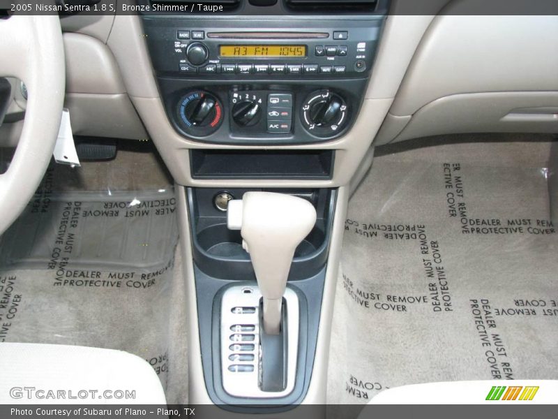 Bronze Shimmer / Taupe 2005 Nissan Sentra 1.8 S