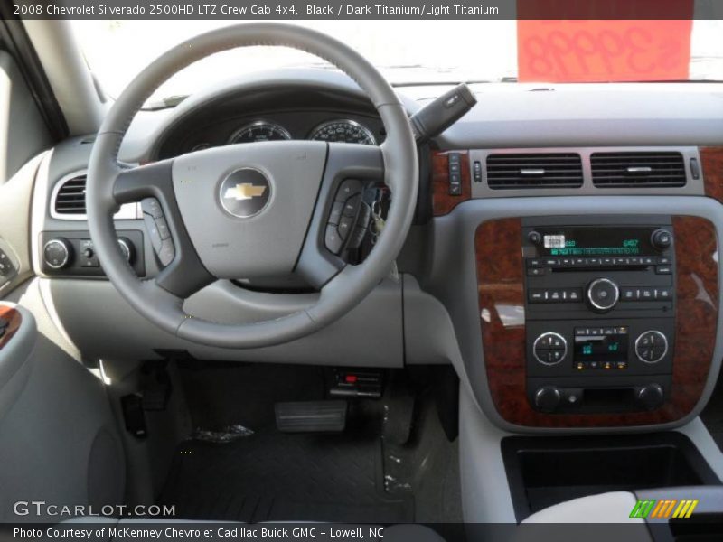 Black / Dark Titanium/Light Titanium 2008 Chevrolet Silverado 2500HD LTZ Crew Cab 4x4