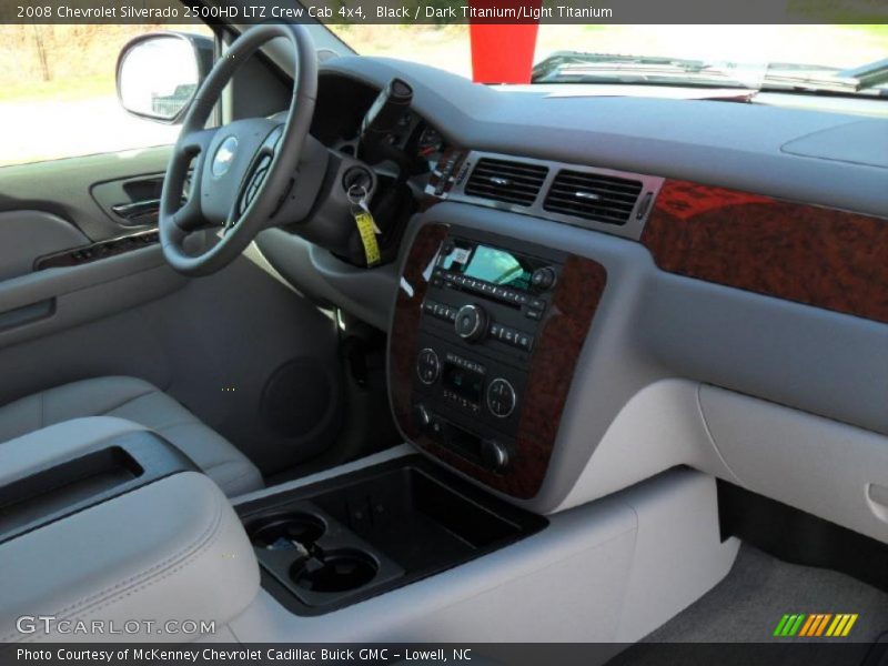 Black / Dark Titanium/Light Titanium 2008 Chevrolet Silverado 2500HD LTZ Crew Cab 4x4