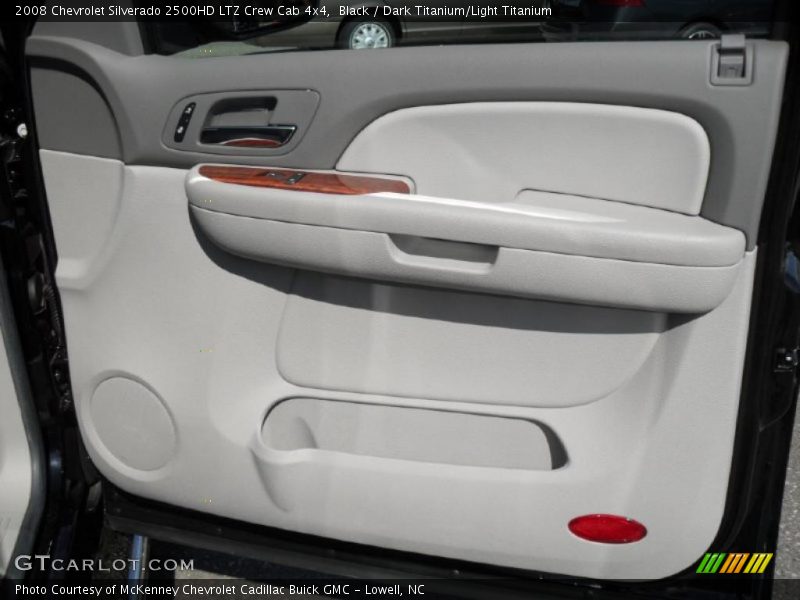 Black / Dark Titanium/Light Titanium 2008 Chevrolet Silverado 2500HD LTZ Crew Cab 4x4