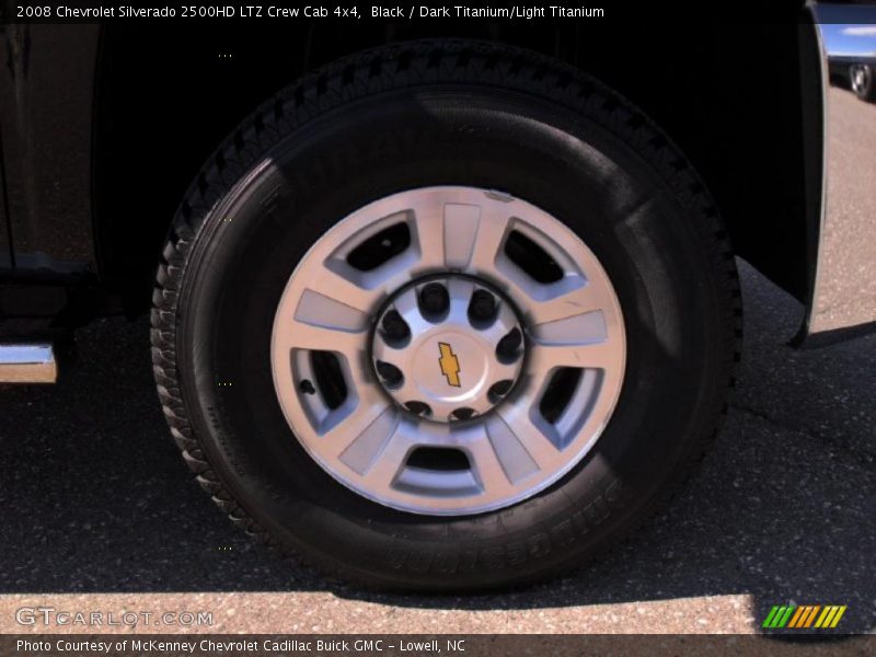 Black / Dark Titanium/Light Titanium 2008 Chevrolet Silverado 2500HD LTZ Crew Cab 4x4