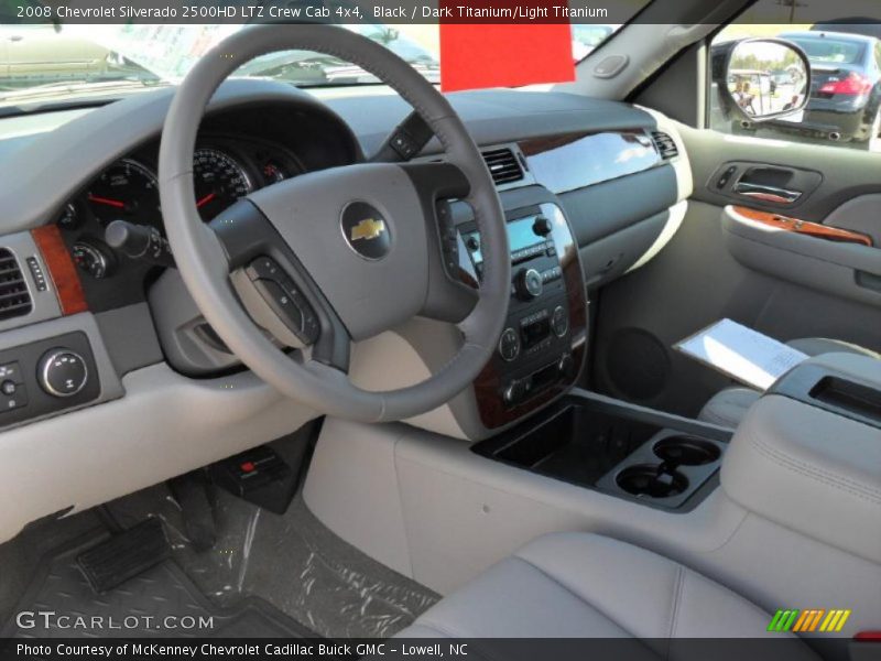 Black / Dark Titanium/Light Titanium 2008 Chevrolet Silverado 2500HD LTZ Crew Cab 4x4