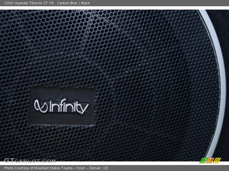 Carbon Blue / Black 2003 Hyundai Tiburon GT V6