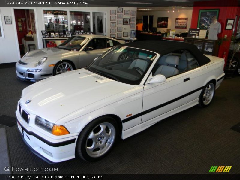 Alpine White / Gray 1999 BMW M3 Convertible
