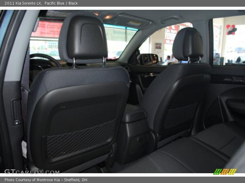 Pacific Blue / Black 2011 Kia Sorento LX
