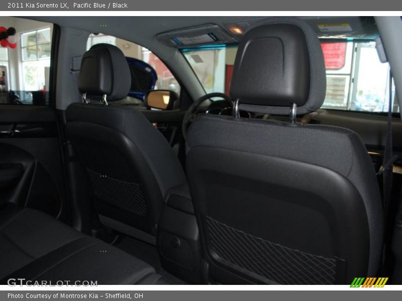 Pacific Blue / Black 2011 Kia Sorento LX