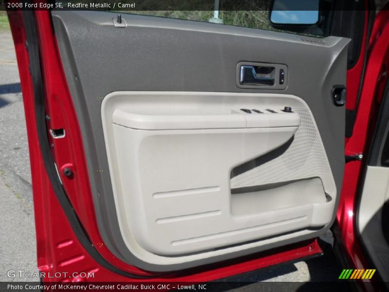 Redfire Metallic / Camel 2008 Ford Edge SE