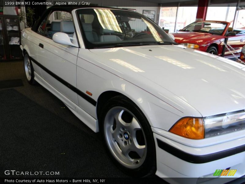 Alpine White / Gray 1999 BMW M3 Convertible