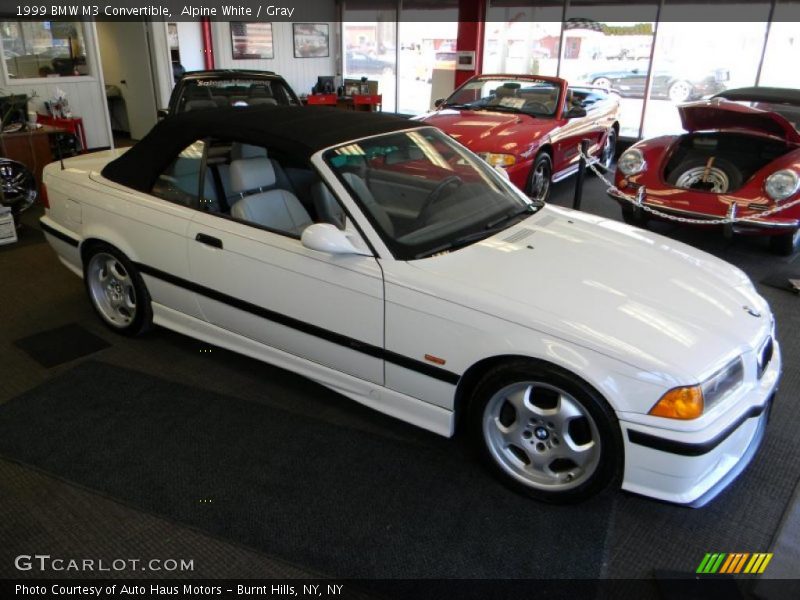 Alpine White / Gray 1999 BMW M3 Convertible