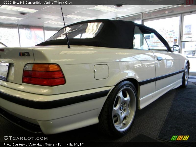 Alpine White / Gray 1999 BMW M3 Convertible