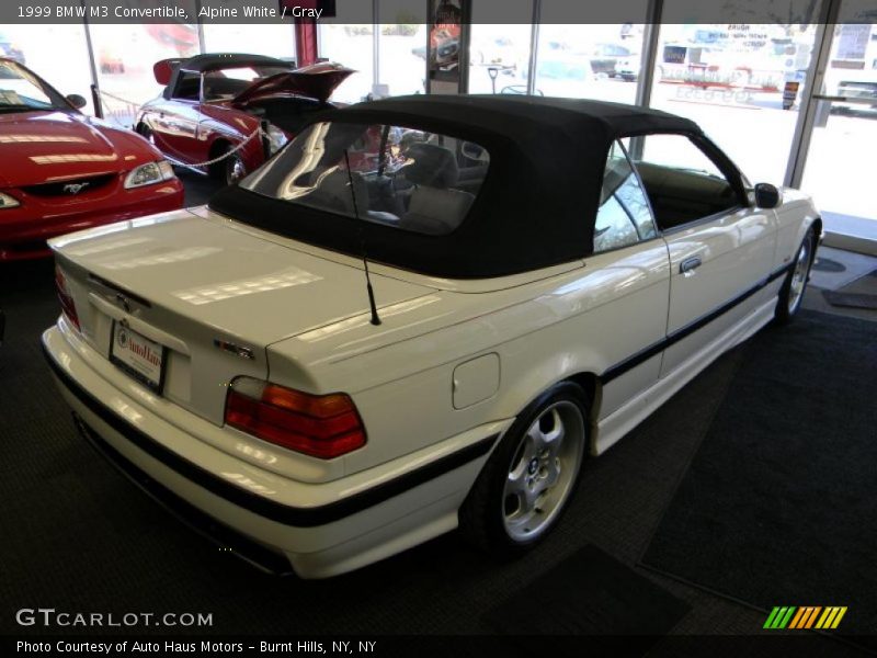 Alpine White / Gray 1999 BMW M3 Convertible