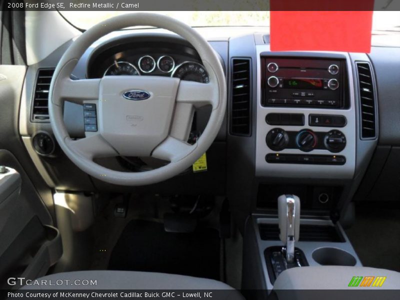Redfire Metallic / Camel 2008 Ford Edge SE