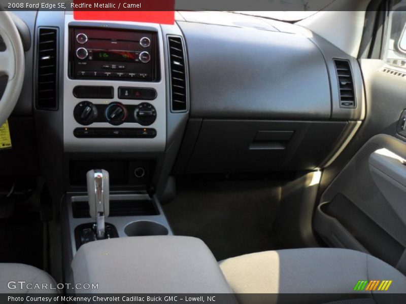 Redfire Metallic / Camel 2008 Ford Edge SE