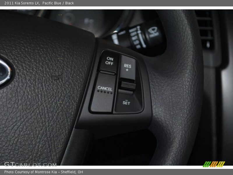 Pacific Blue / Black 2011 Kia Sorento LX