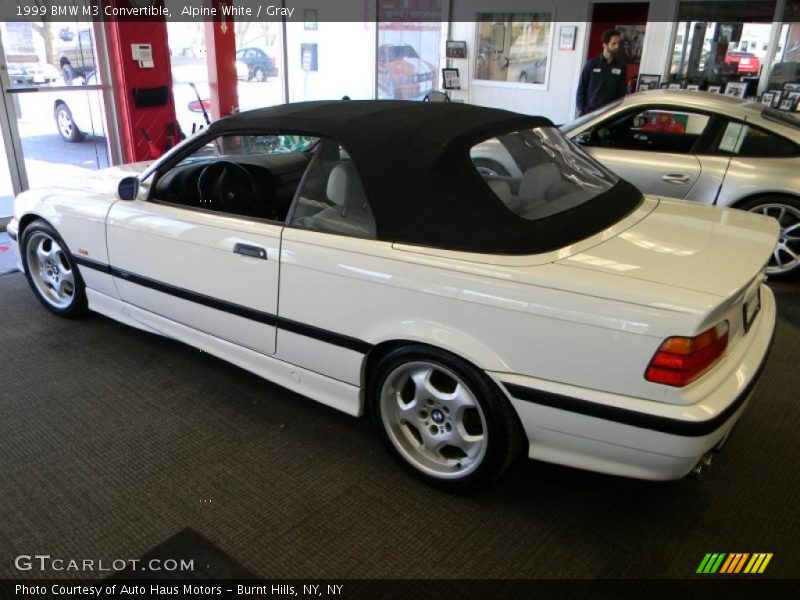 Alpine White / Gray 1999 BMW M3 Convertible