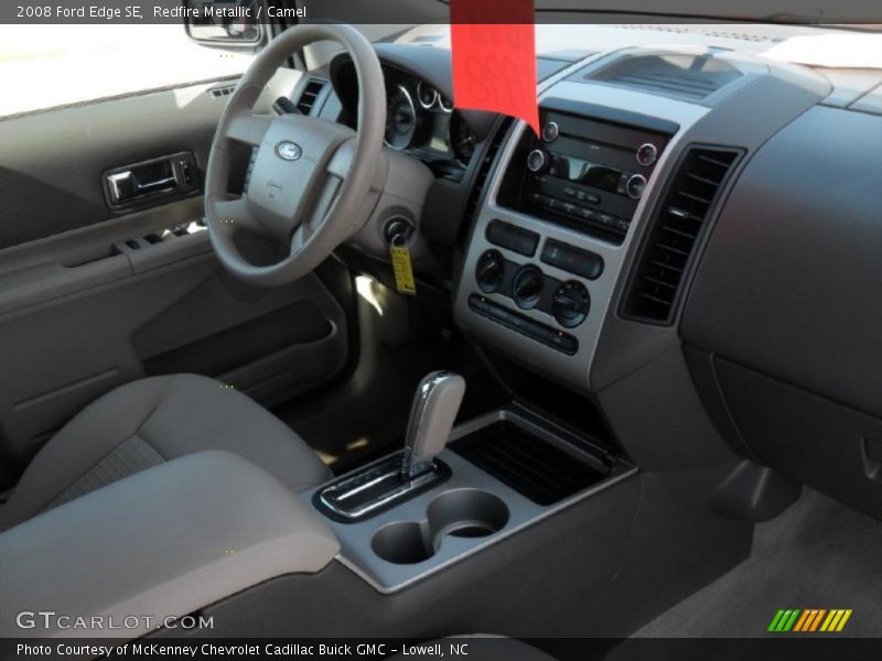 Redfire Metallic / Camel 2008 Ford Edge SE
