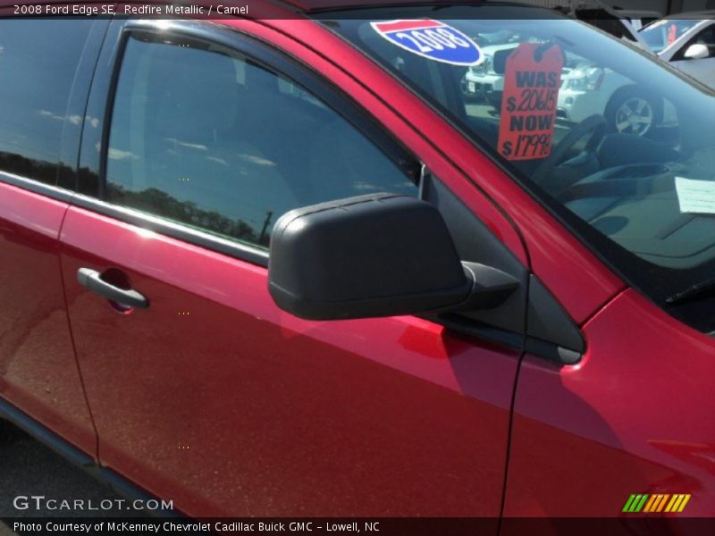 Redfire Metallic / Camel 2008 Ford Edge SE