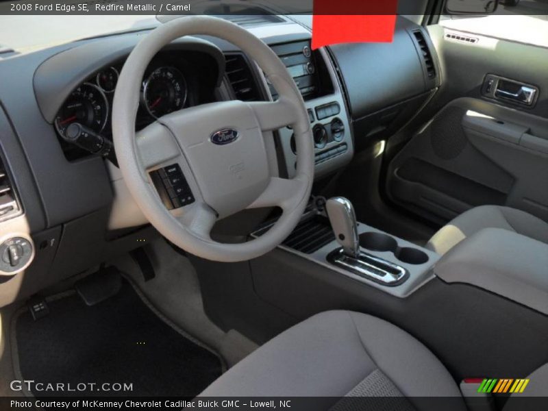 Redfire Metallic / Camel 2008 Ford Edge SE