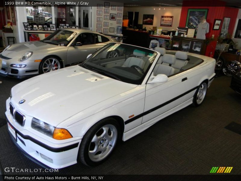 Alpine White / Gray 1999 BMW M3 Convertible