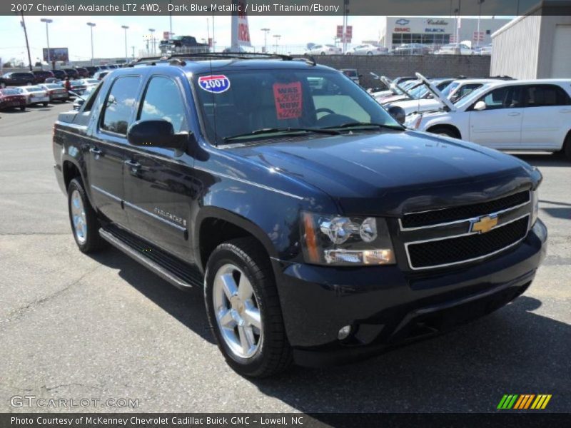 Dark Blue Metallic / Light Titanium/Ebony 2007 Chevrolet Avalanche LTZ 4WD