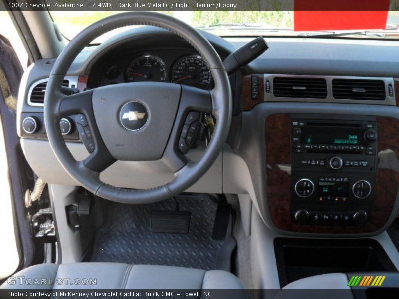 Dark Blue Metallic / Light Titanium/Ebony 2007 Chevrolet Avalanche LTZ 4WD
