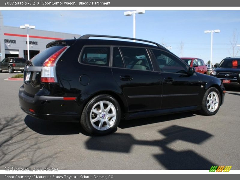 Black / Parchment 2007 Saab 9-3 2.0T SportCombi Wagon