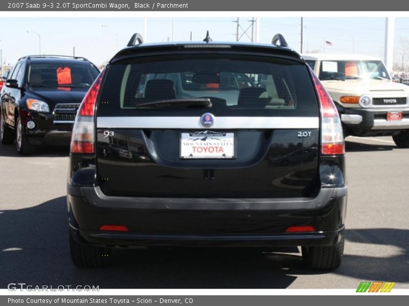 Black / Parchment 2007 Saab 9-3 2.0T SportCombi Wagon