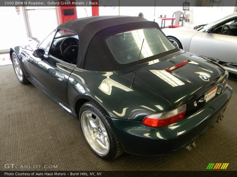 Oxford Green Metallic / Black 2000 BMW M Roadster