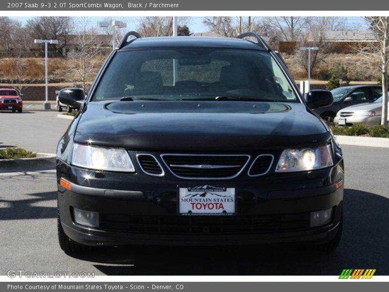 Black / Parchment 2007 Saab 9-3 2.0T SportCombi Wagon