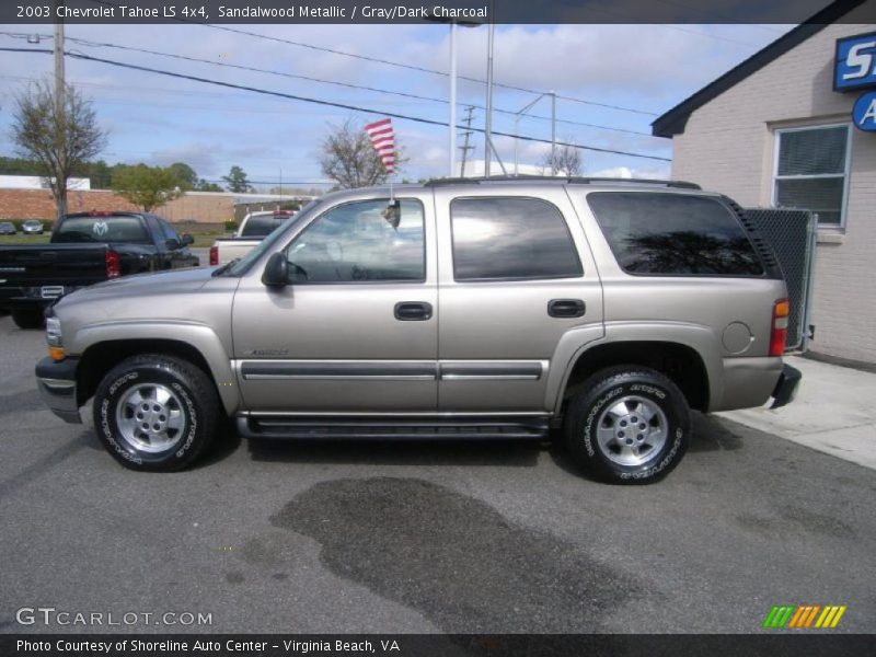 Sandalwood Metallic / Gray/Dark Charcoal 2003 Chevrolet Tahoe LS 4x4