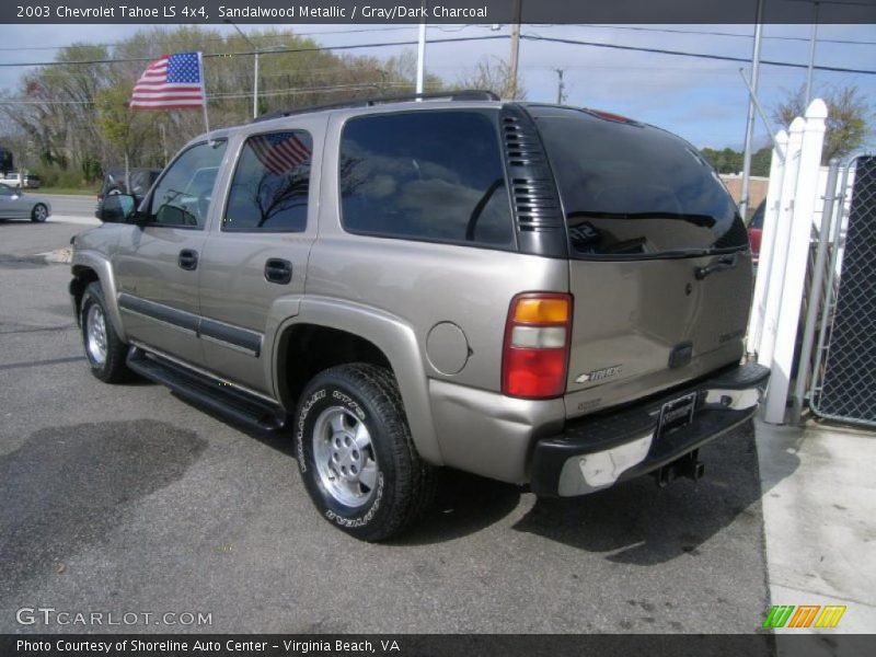 Sandalwood Metallic / Gray/Dark Charcoal 2003 Chevrolet Tahoe LS 4x4